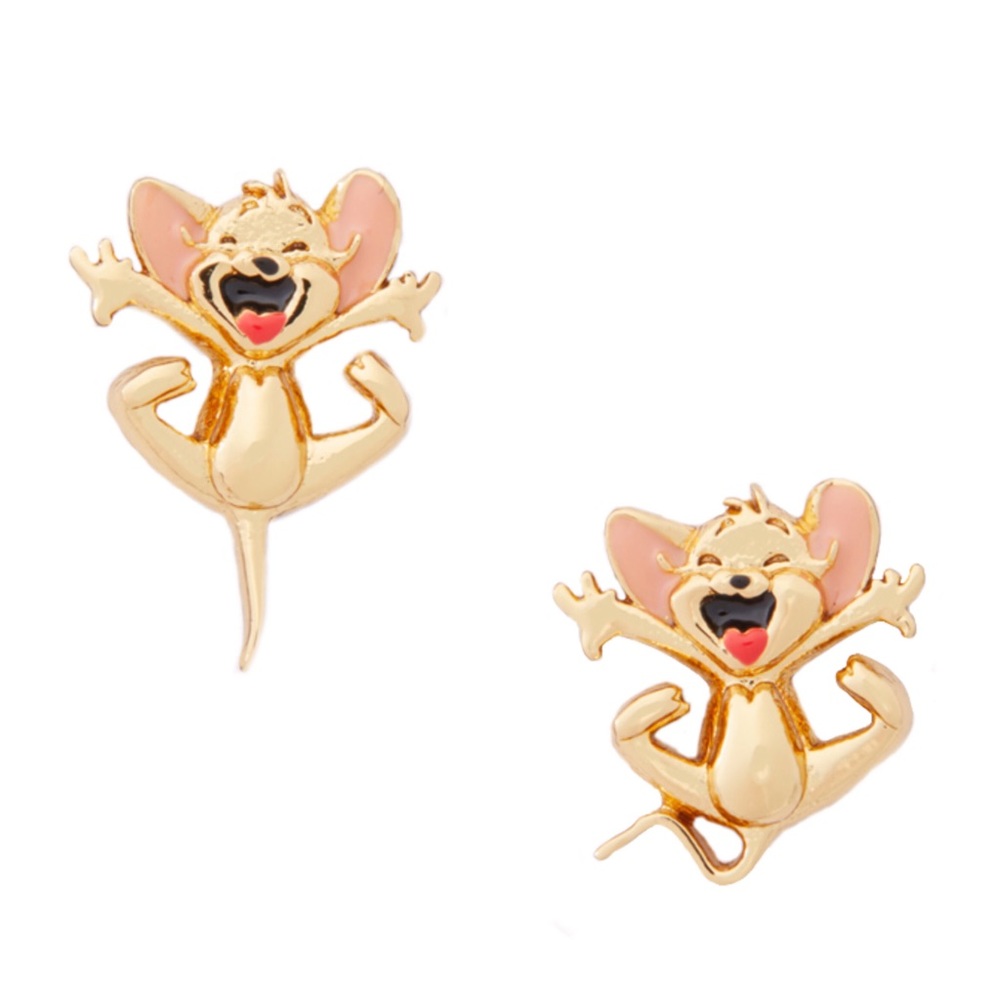 KATE SPADE • Whimsical Tom & Jerry Earrings